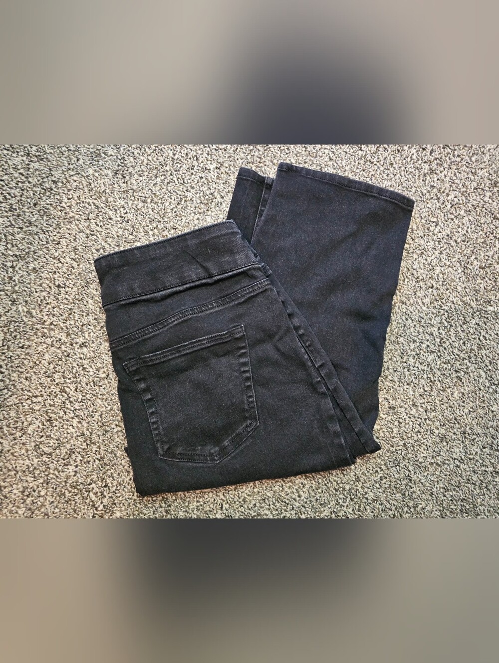 Faith Jeans Women's Black Capri Jeans sz 12